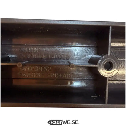 Schwarze Ninebot Hinterrad-Abdeckung Max G30D mit Reflektorhalterung